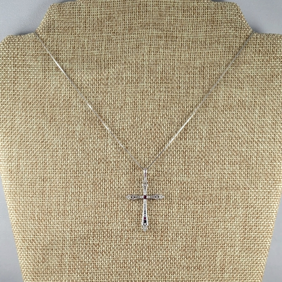 Sterling Silver Cross Pendant - Picture 5 of 8